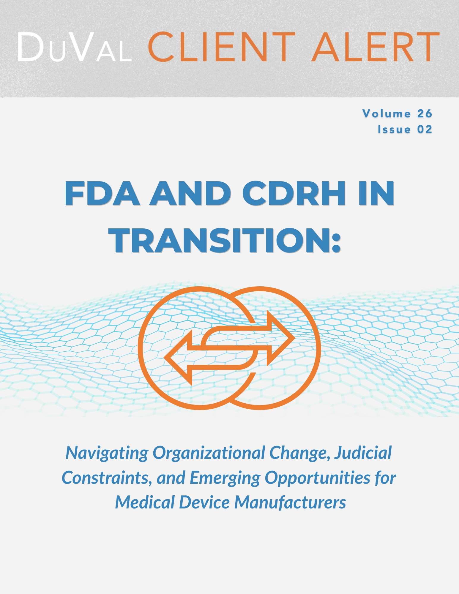 FDA and CDRH in Transition